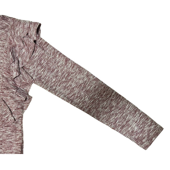 🛍️ Maurices Mauve Ruffle Long Sleeve Top Womens Size M - Picture 3 of 8
